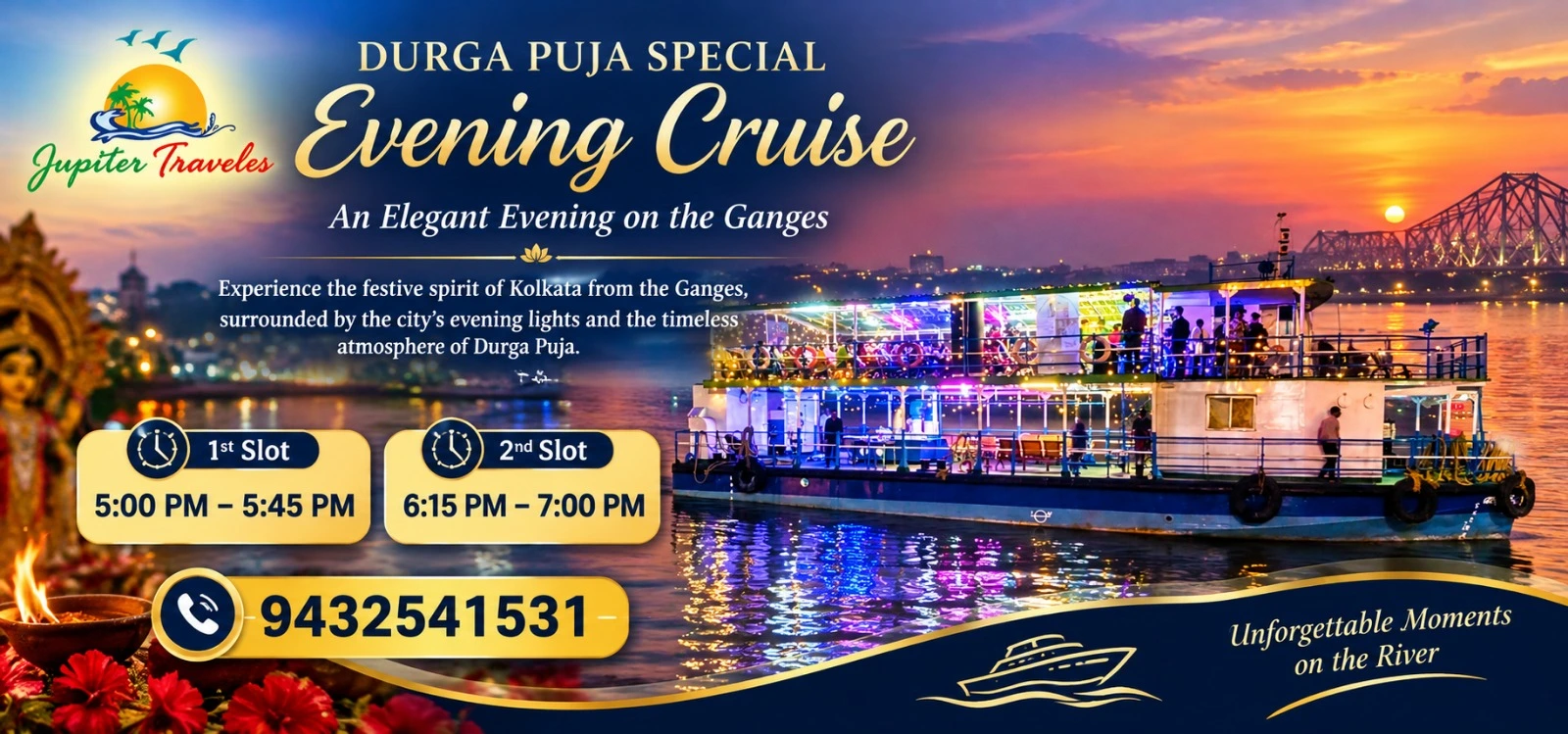 Durga Puja Special Eveing Cruise